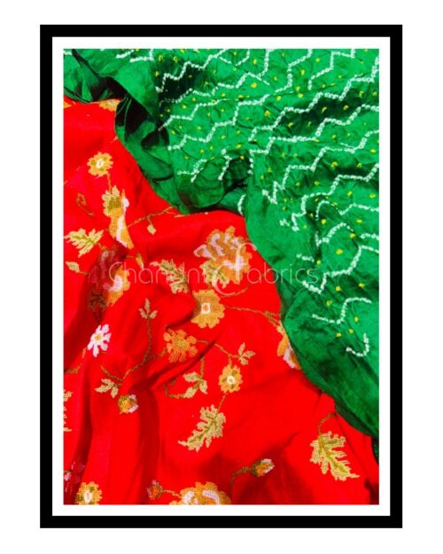 RAW SILK EMBRODIERY